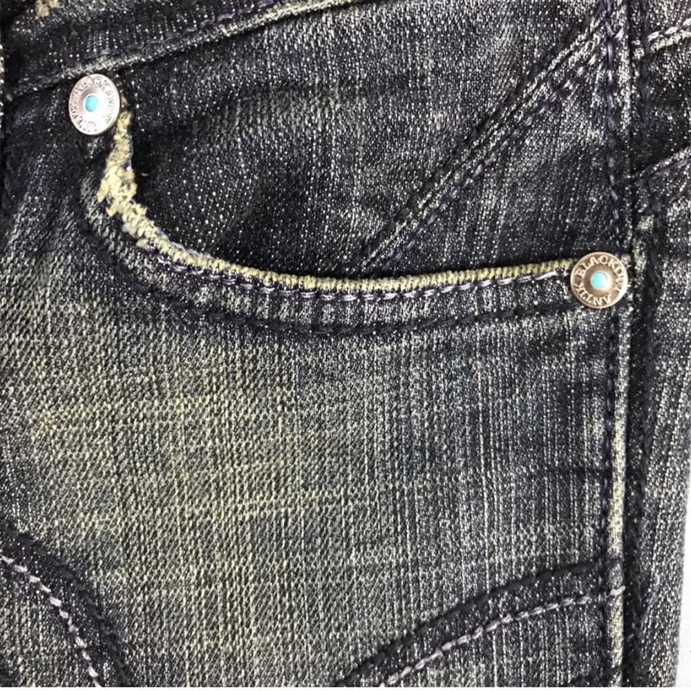 Antik blackout jeans size 26 zippers - Picture 5 of 9